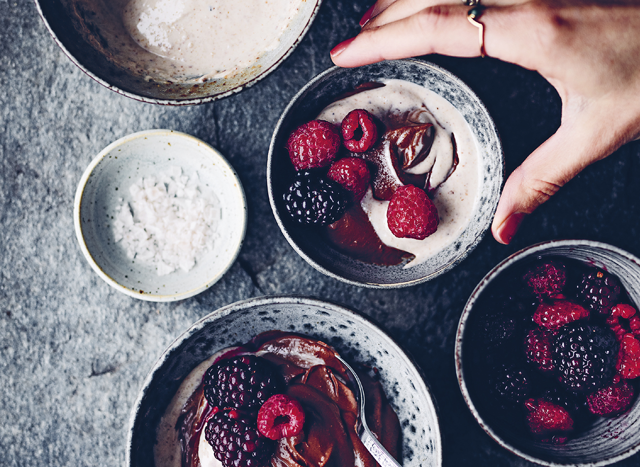 vegansk chokladmousse